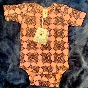 NWT Kate Quinn French Bloom Purple Onesie 6-12 6/12